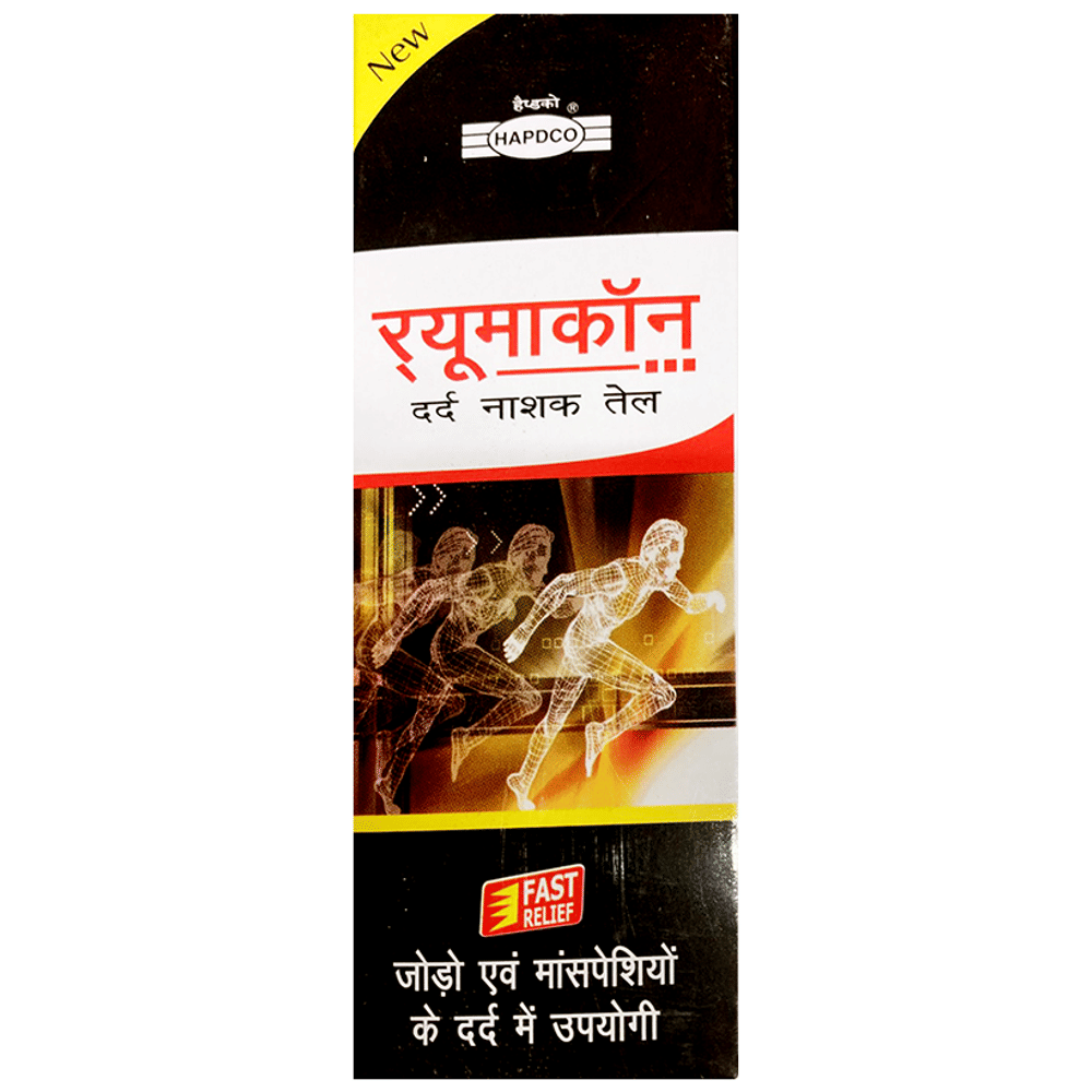 Hapdco Rheumacon Pain Relief Oil bottle of 60 ml Oil