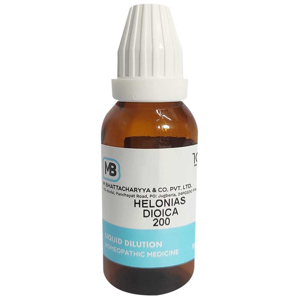 MB Helonias Dioica Dilution 200 bottle of 30 ml Dilution MB Helonias Dioica Dilution 200 bottle of 30 ml Dilution