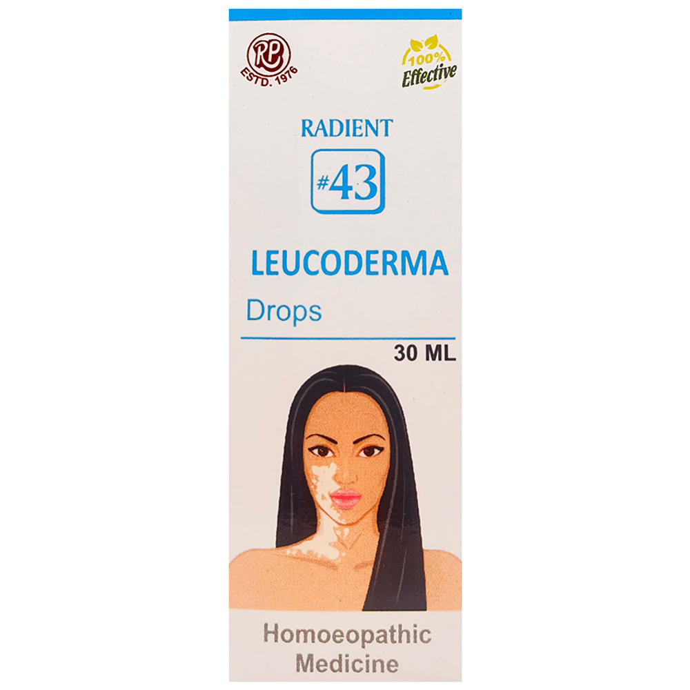 Radient #43 Leucoderma Drops bottle of 30 ml Oral Drops