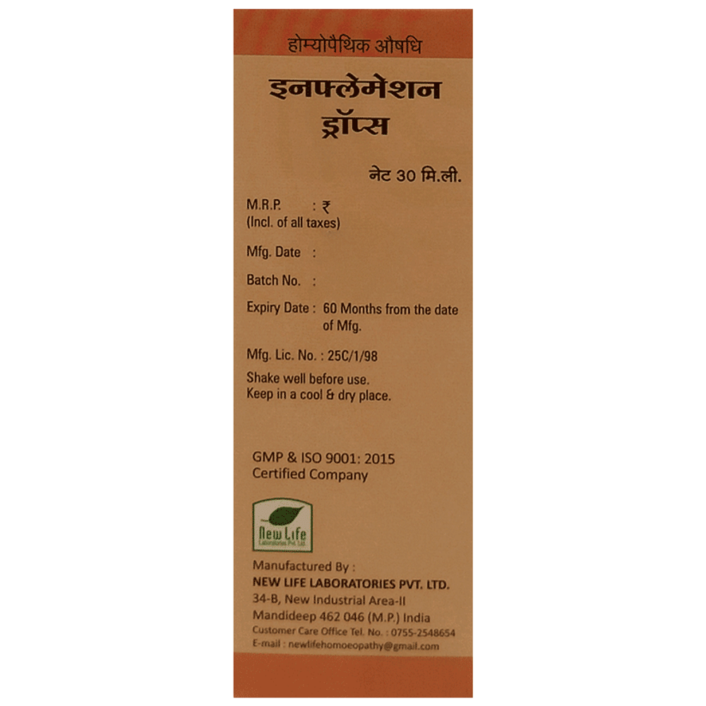 New Life NL-23 Inflammation Drop bottle of 30 ml Drop New Life NL-23 Inflammation Drop bottle of 30 ml Drop