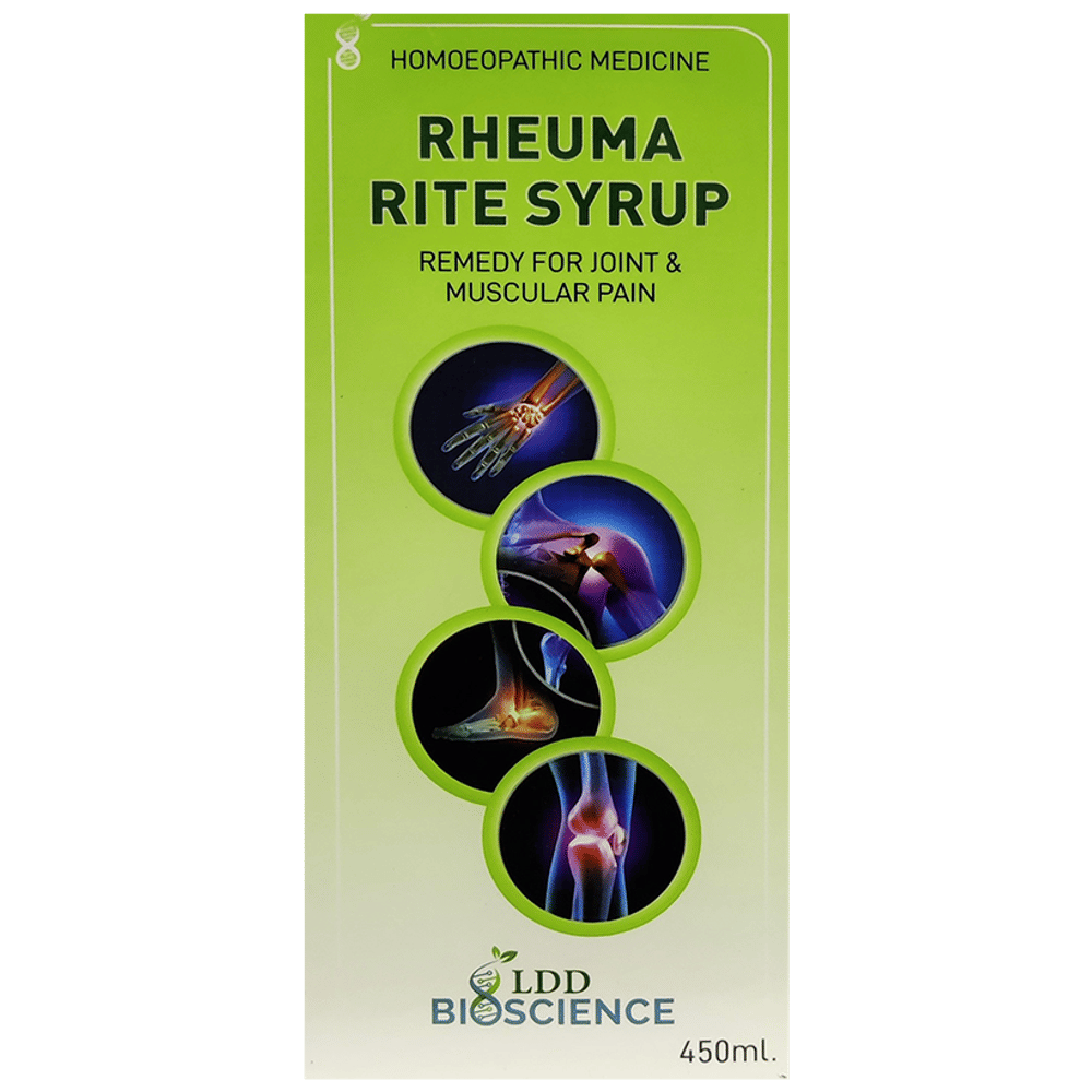 LDD Bioscience Rheuma Rite Syrup bottle of 450 ml Syrup