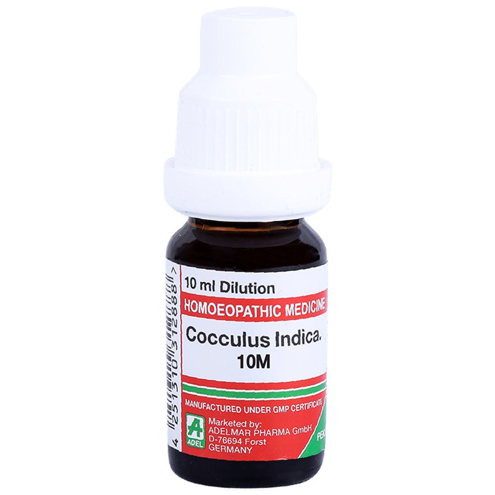ADEL Cocculus Indica. Dilution 10M bottle of 10 ml Dilution