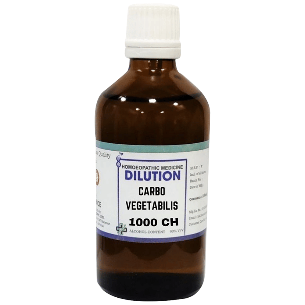 LDD Bioscience Carbo Veg Dilution 1000 CH bottle of 100 ml Dilution