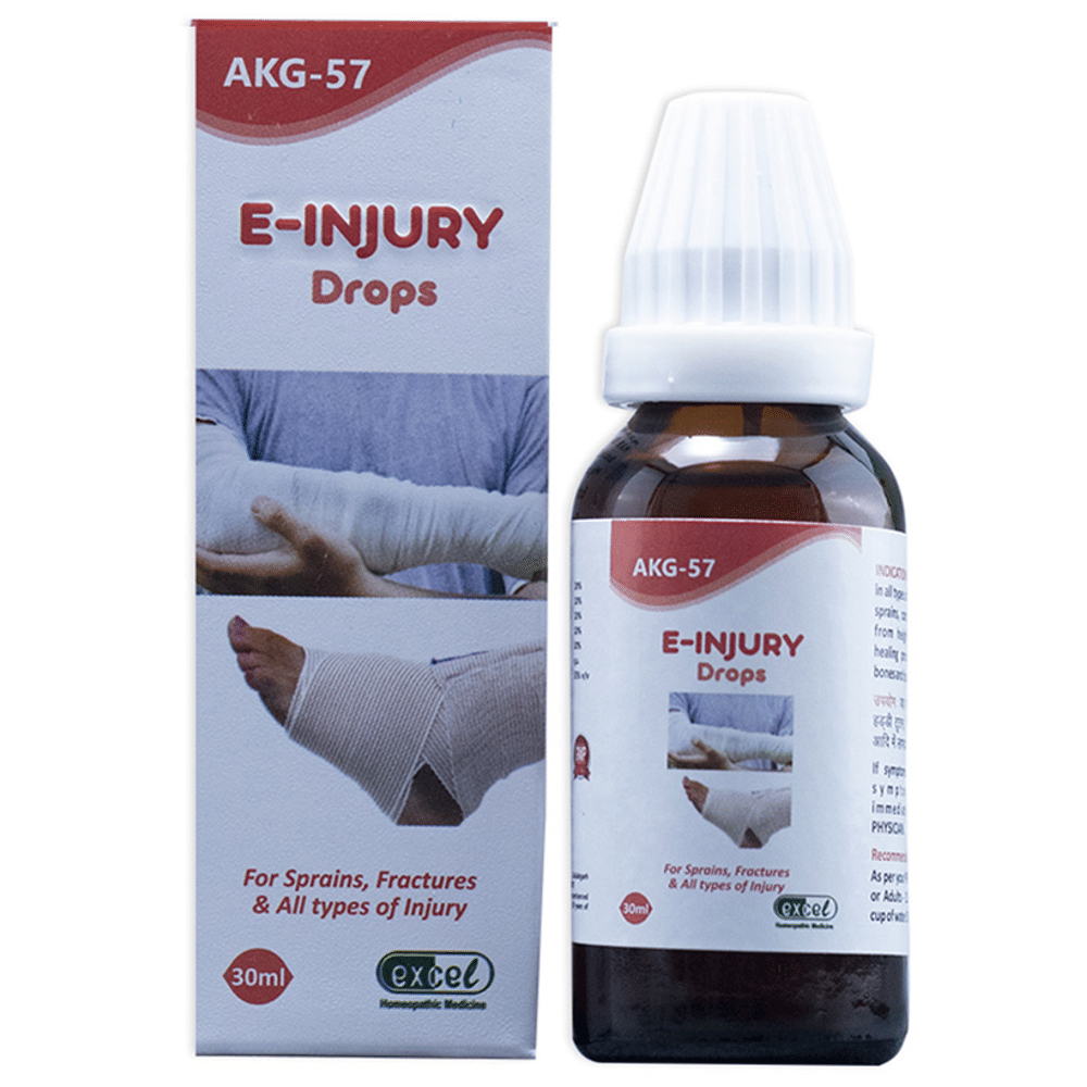 Excel AKG 57 E-Injury Drop bottle of 30 ml Oral Drops