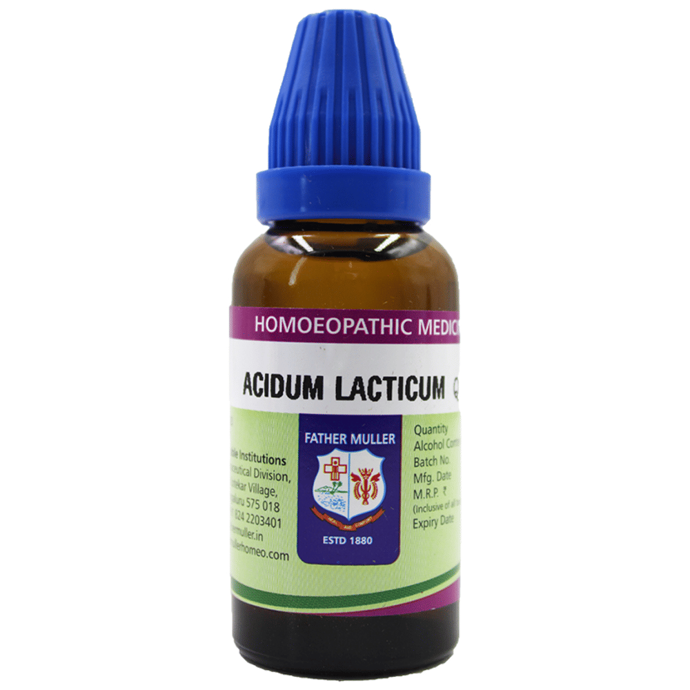 Father Muller Acidum Lacticum Drop Q bottle of 30 ml Oral Drops