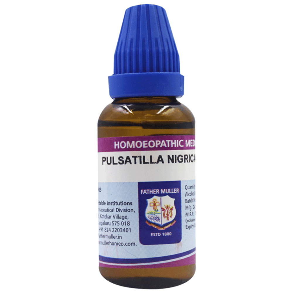 Father Muller Pulsatilla Nigricans Drop 30C bottle of 30 ml Oral Drops