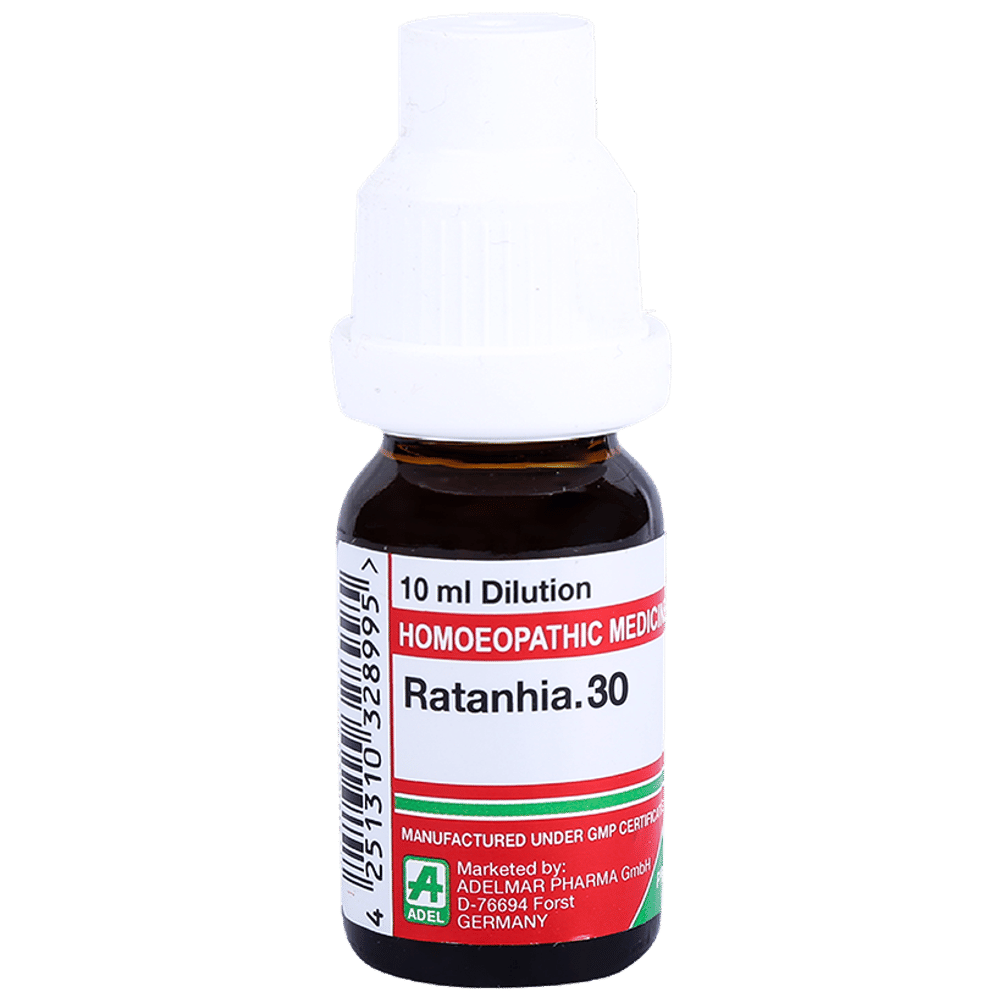 ADEL Ratanhia Dilution 30 bottle of 10 ml Dilution ADEL Ratanhia Dilution 30 bottle of 10 ml Dilution
