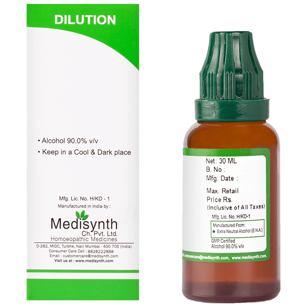Medisynth Calcarea Carbonica Dilution 30 bottle of 30 ml Dilution