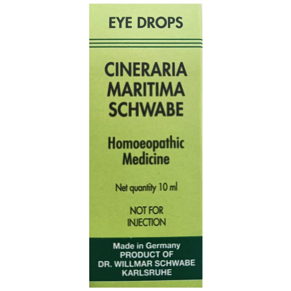 Dr Willmar Schwabe Germany Cineraria Maritima Schwabe Eye Drop bottle of 10 ml Eye Drop