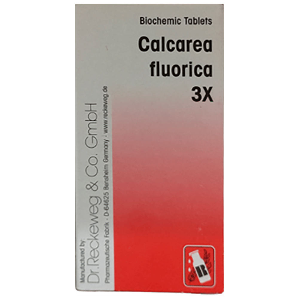Dr Reckeweg &Co.gmbH Calcarea Fluorica Biochemic Tablet 3X bottle of 20 gm Biochemic Tablet