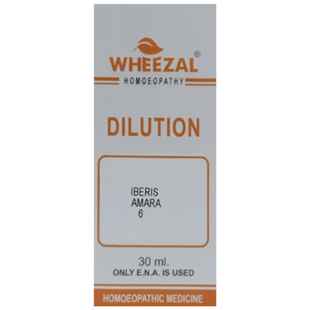 Wheezal Iberis Amara Dilution 6 bottle of 30 ml Dilution