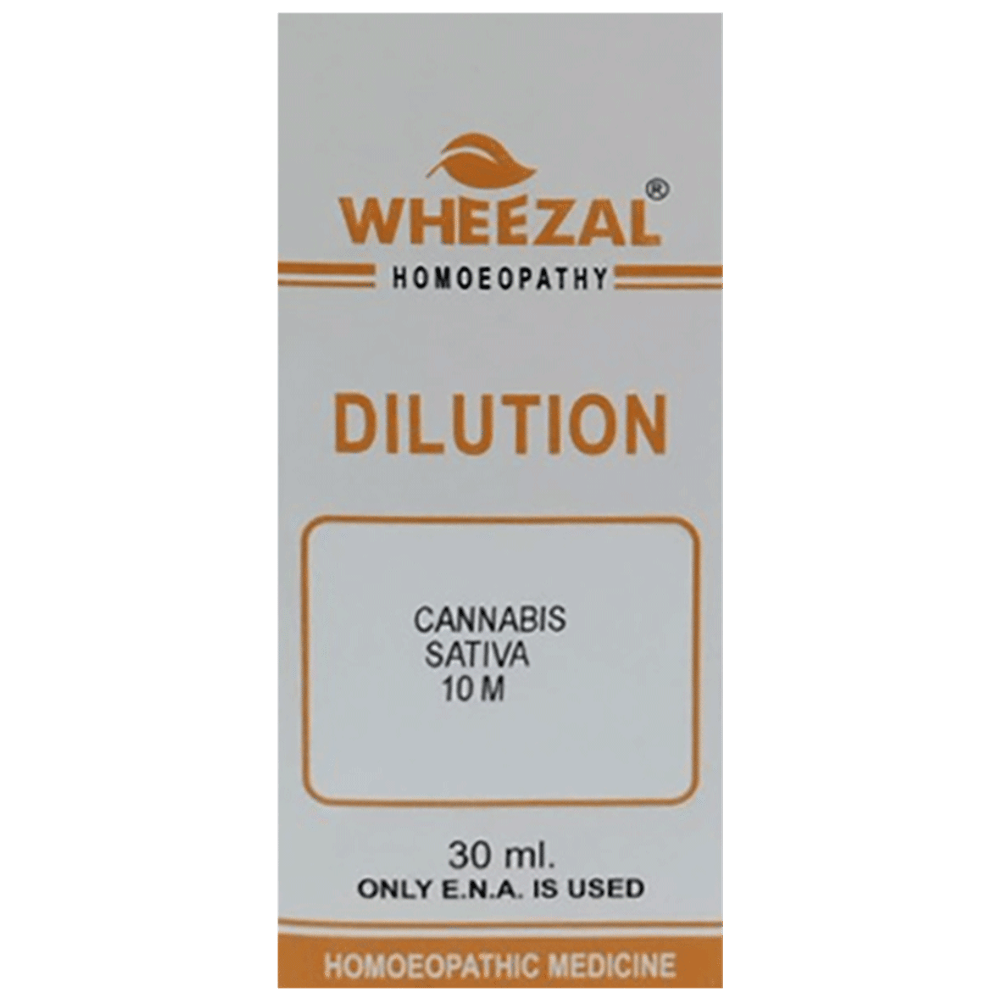 Wheezal Cannabis Sativa Dilution 10M bottle of 30 ml Dilution