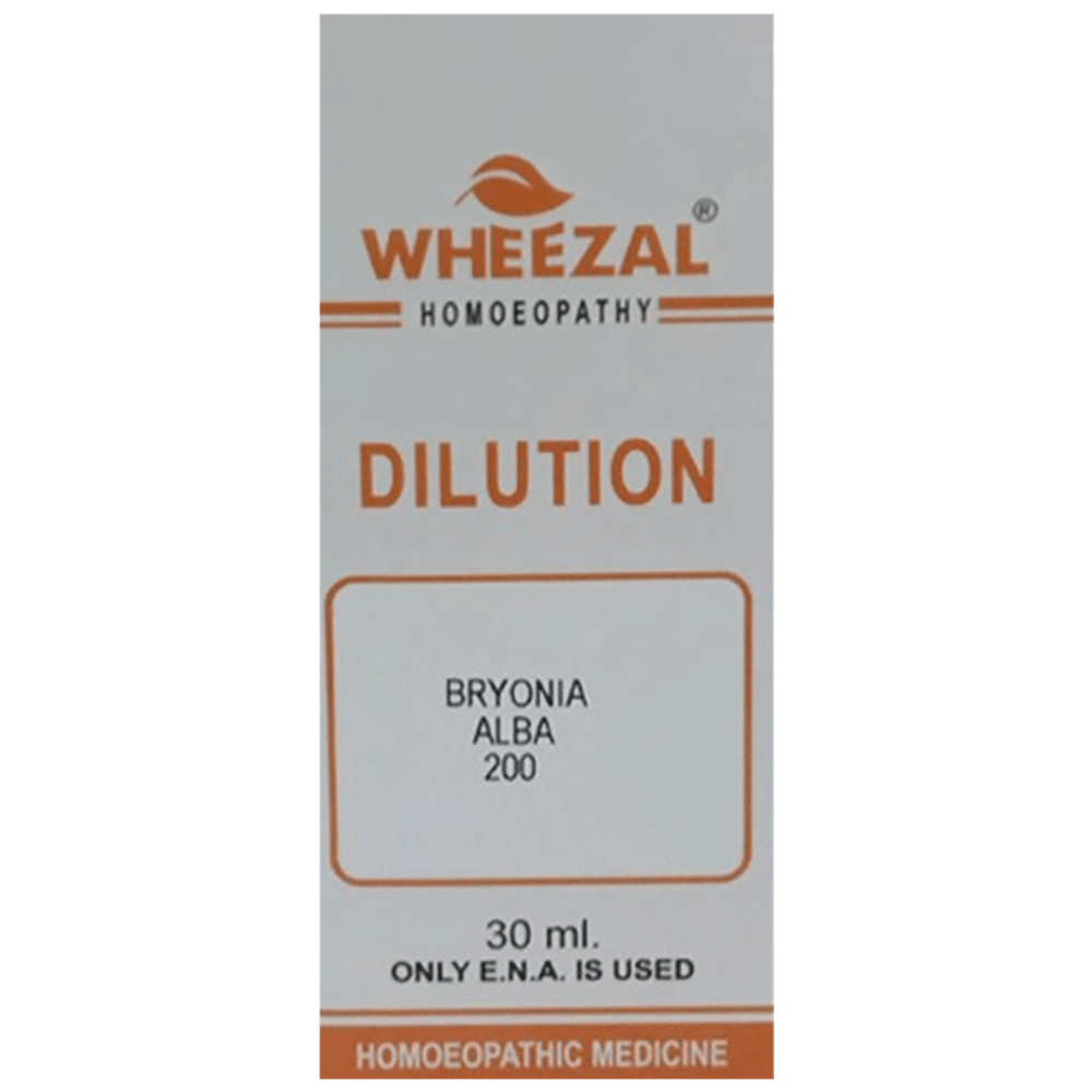 Wheezal Bryonia Alba Dilution 200 bottle of 30 ml Dilution