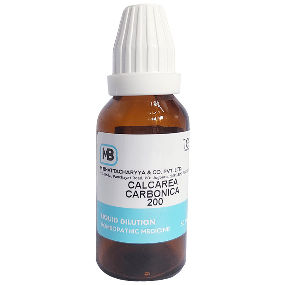 MB Calcarea Carbonica Dilution 200 bottle of 30 ml Dilution MB Calcarea Carbonica Dilution 200 bottle of 30 ml Dilution