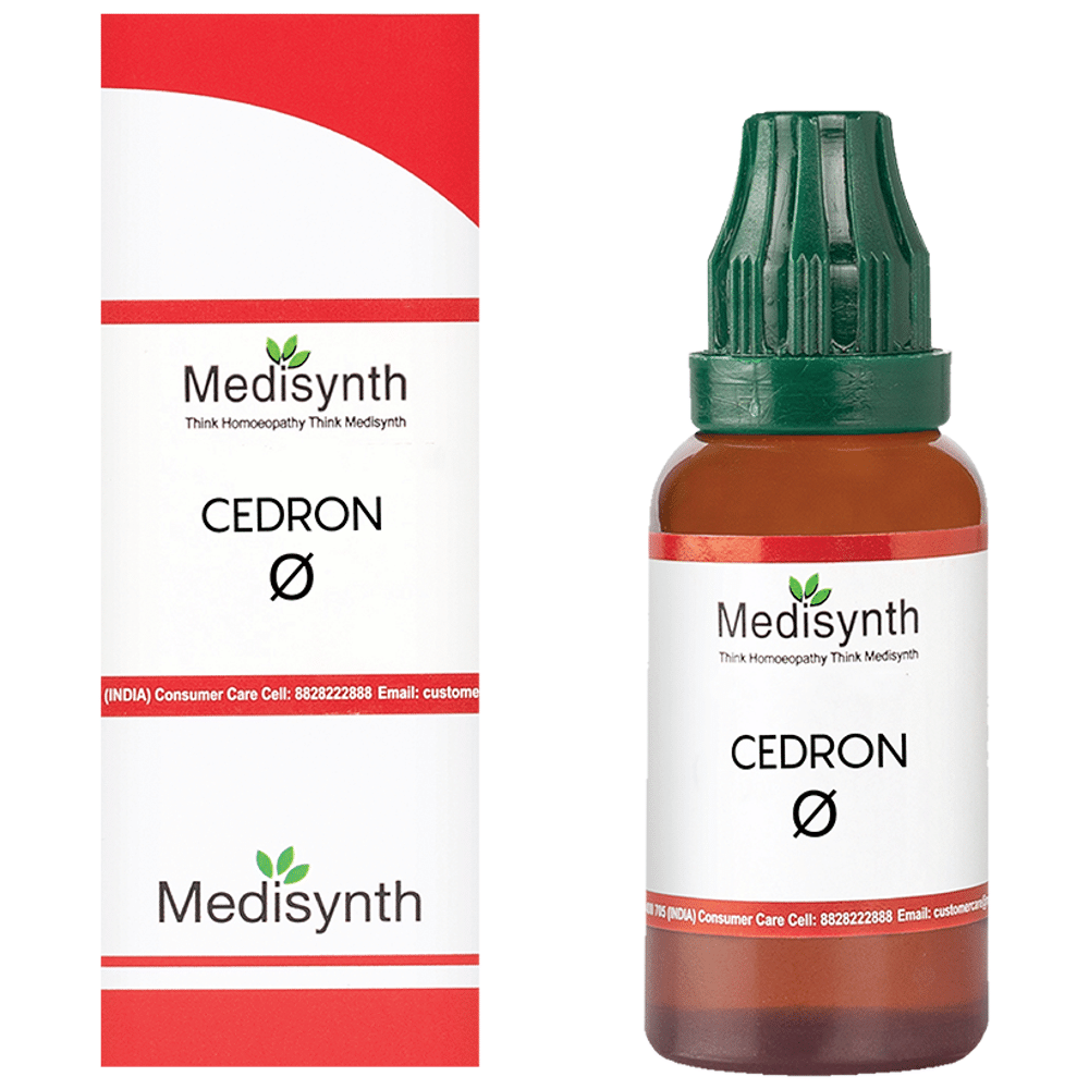 Medisynth Cedron Q bottle of 30 ml Mother Tincture