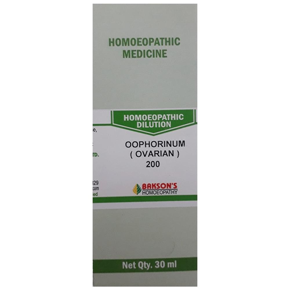 Bakson's Homeopathy Oophorinum Dilution 200 bottle of 30 ml Dilution