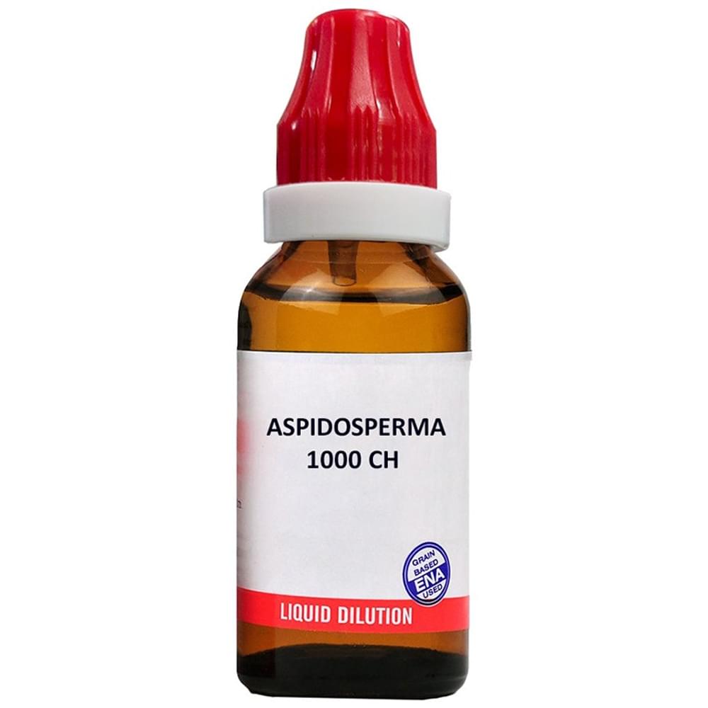Bjain Aspidosperma Dilution 1000 CH bottle of 12 ml Dilution