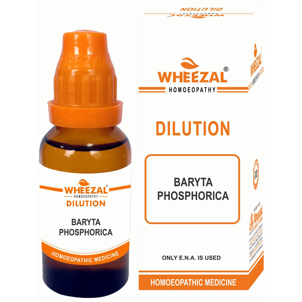 Wheezal Baryta Phosphorica Dilution 200 bottle of 30 ml Dilution