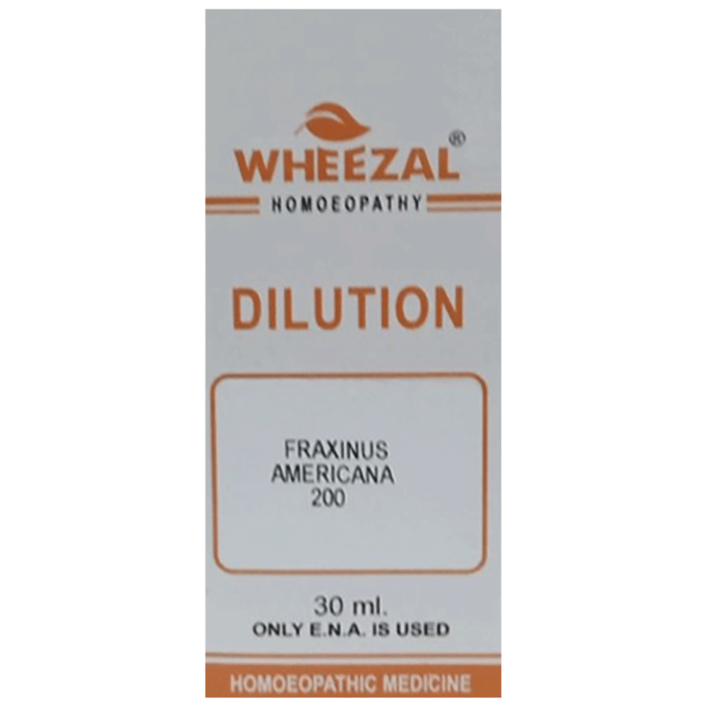 Wheezal Fraxinus Americana Dilution 200 bottle of 30 ml Dilution