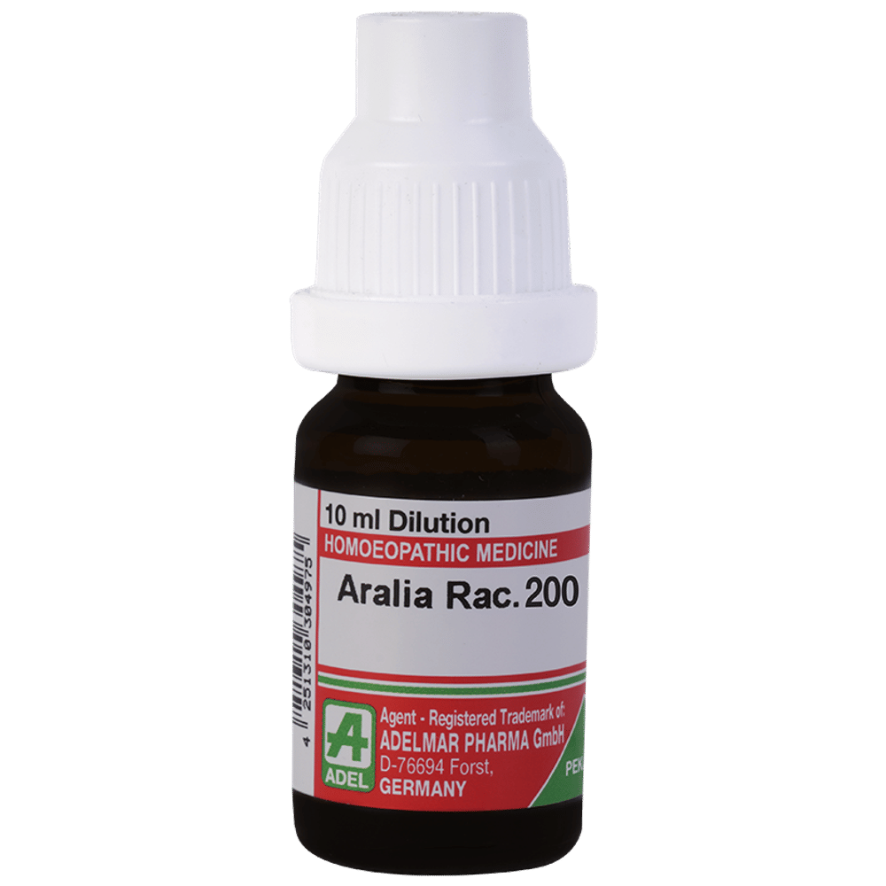 ADEL Aralia Race. Dilution 200 bottle of 10 ml Dilution ADEL Aralia Race. Dilution 200 bottle of 10 ml Dilution