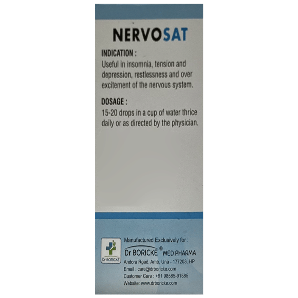 Dr Boricke Nervosat Oral Drops bottle of 30 ml Oral Drops Dr Boricke Nervosat Oral Drops bottle of 30 ml Oral Drops