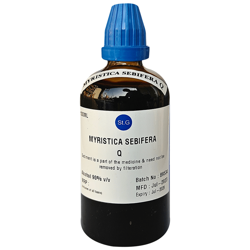 St. George‚Äôs Myristica Sebifera Mother Tincture Q bottle of 100 ml Mother Tincture