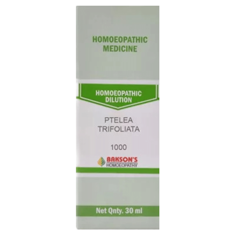 Bakson's Homeopathy Ptelea Trifoliata Dilution 1000 CH bottle of 30 ml Dilution