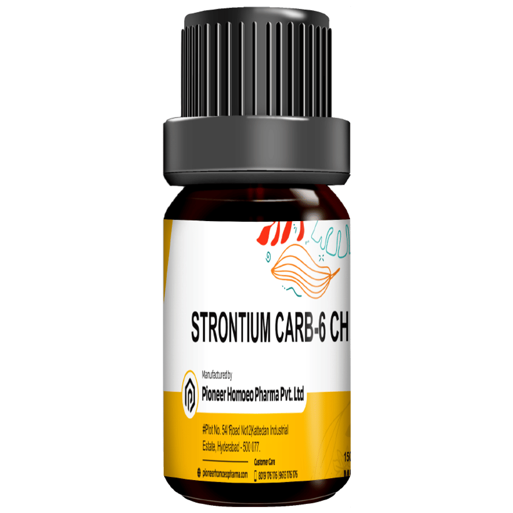 Pioneer Pharma Strontium Carb Globules Pellets Multidose Pills 6 CH bottle of 150 tablets Pioneer Pharma Strontium Carb Globules Pellets Multidose Pills 6 CH bottle of 150 tablets