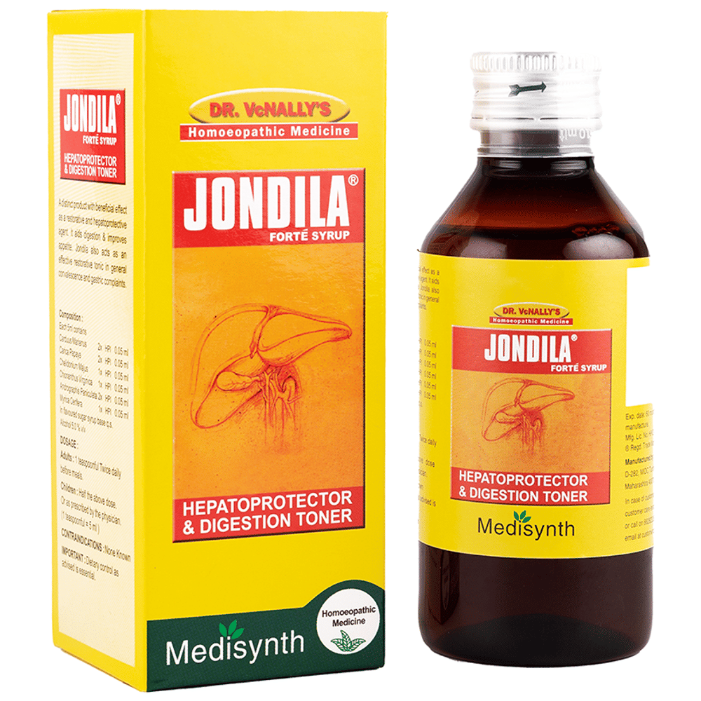 Medisynth Jondila Forte Syrup bottle of 200 ml Syrup