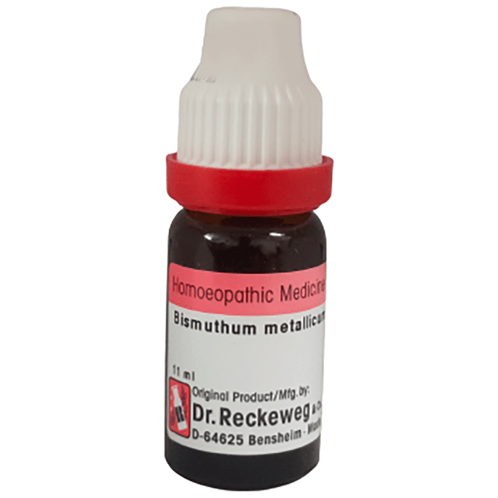 Dr Reckeweg &Co.gmbH Bismuthum metallicum Dilution  30 CH box of 11 ml Bottle