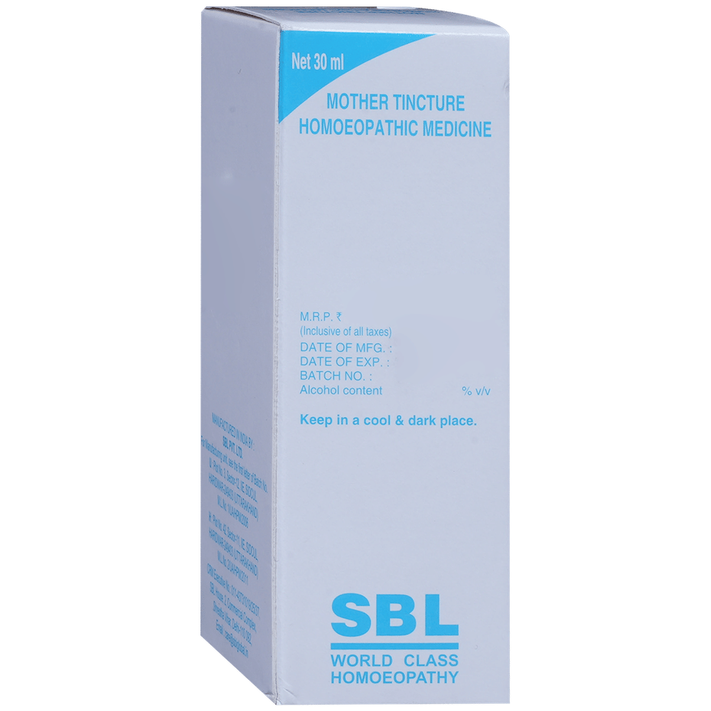 SBL Hydrocotyle Asiatica Mother Tincture Q bottle of 30 ml Mother Tincture