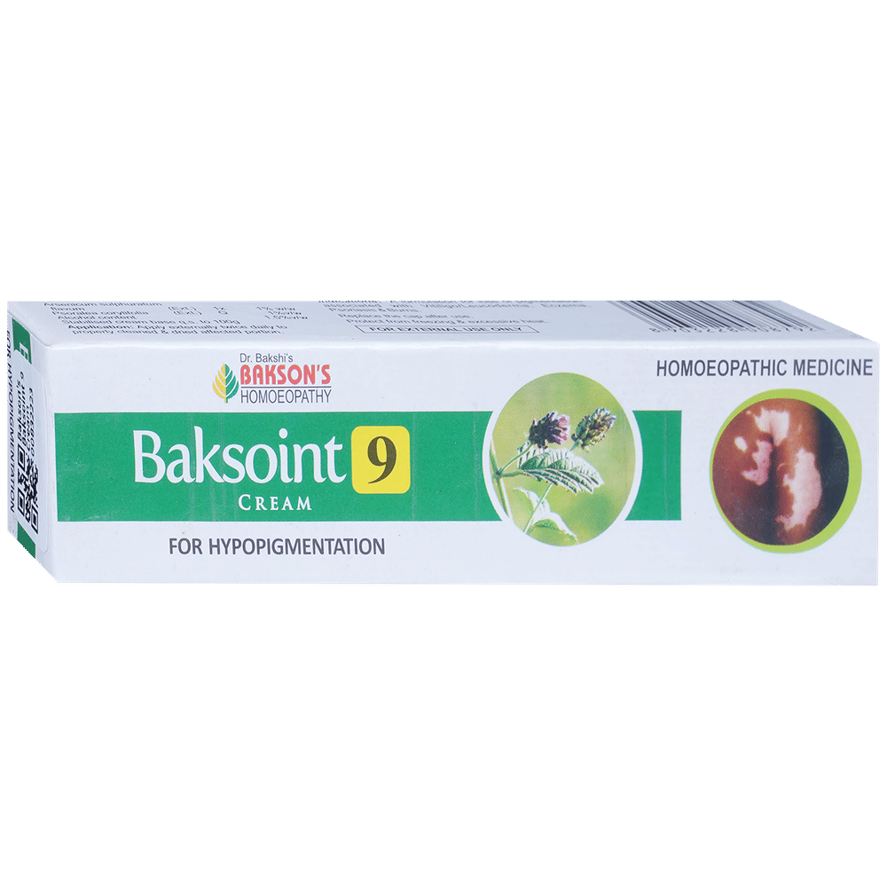 Bakson's Homeopathy Baksoint 9 Cream tube of 25 gm Cream Bakson's Homeopathy Baksoint 9 Cream tube of 25 gm Cream