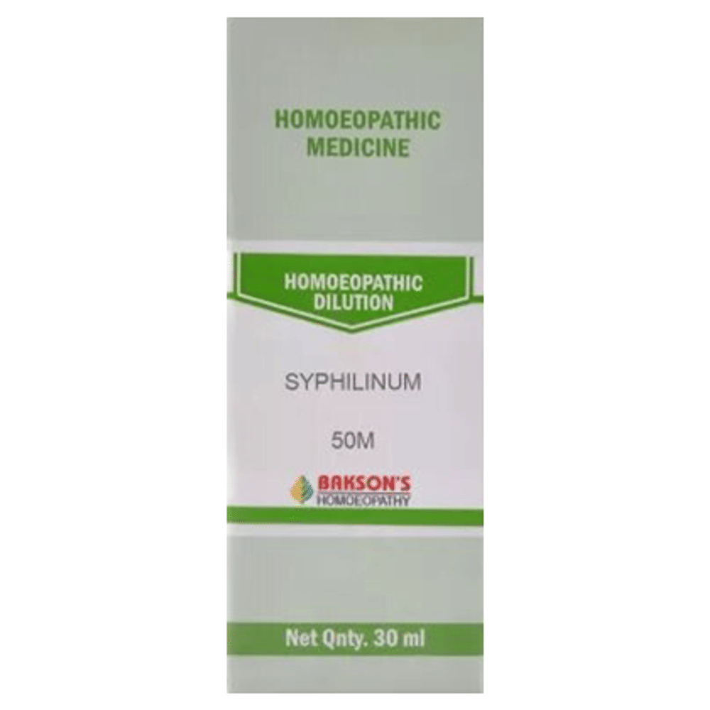 Bakson's Homeopathy Syphilinum Dilution 50M bottle of 30 ml Dilution
