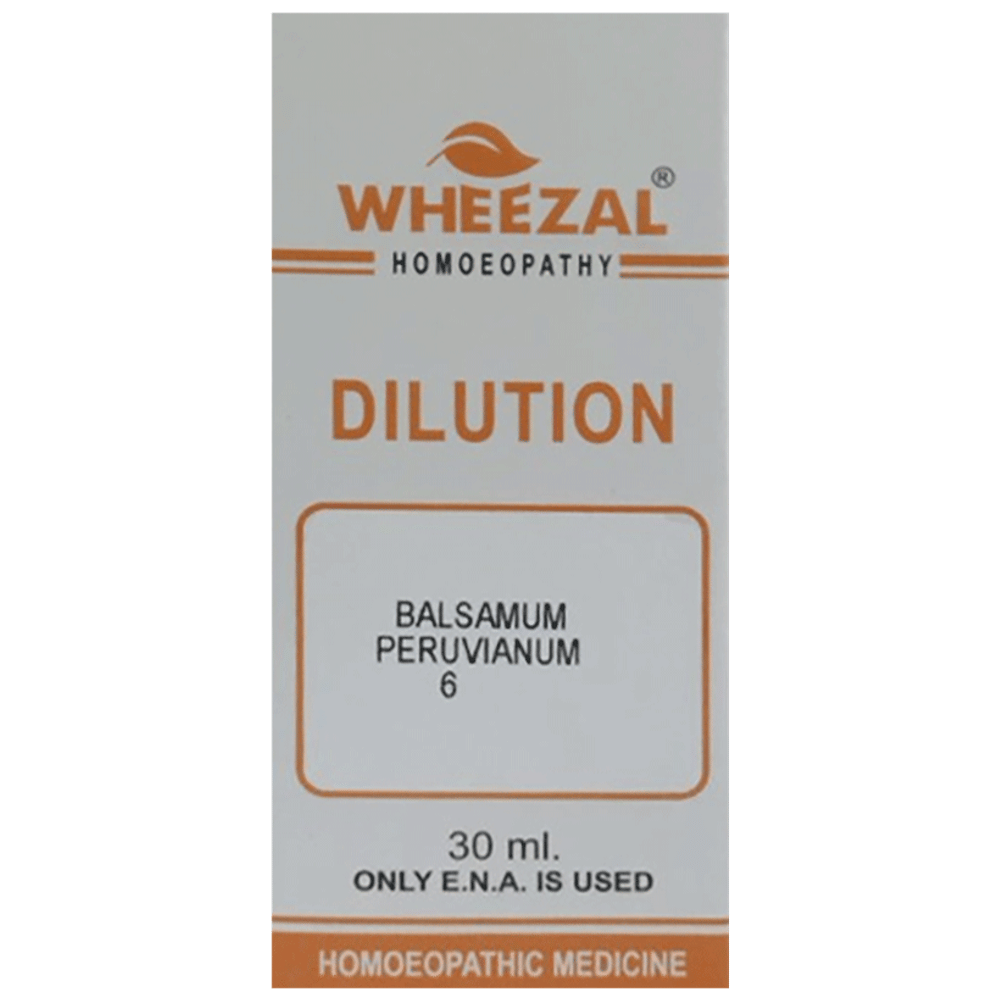 Wheezal Balsum Peru Dilution 6 bottle of 30 ml Dilution Wheezal Balsum Peru Dilution 6 bottle of 30 ml Dilution