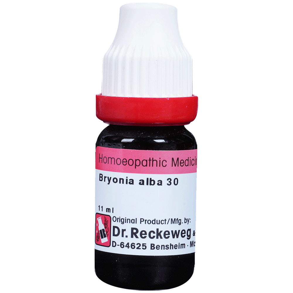 Dr. Reckeweg Bryonia Alba Dilution 30 CH bottle of 11 ml Dilution