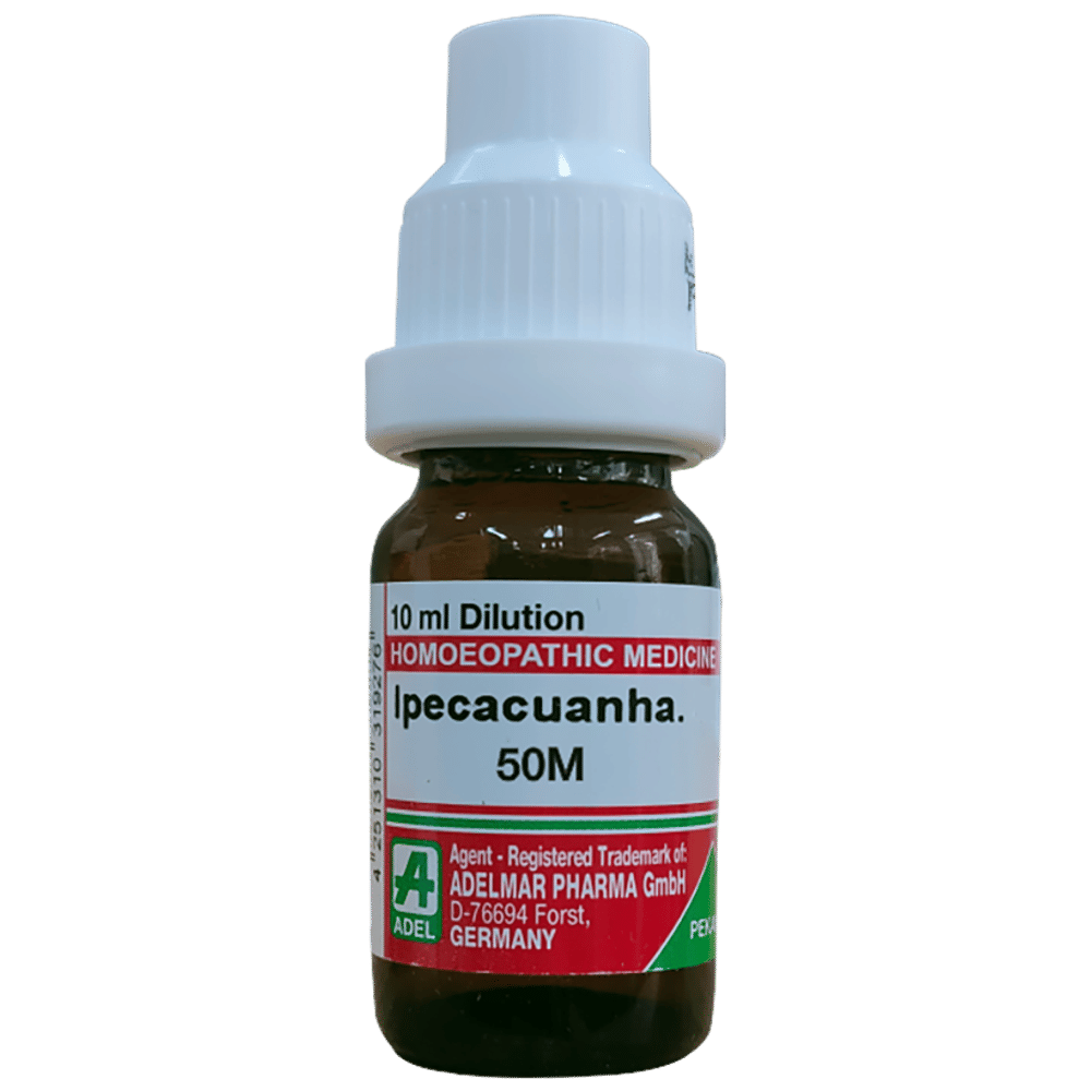 ADEL Ipecacuanha Dilution 50M bottle of 10 ml Dilution