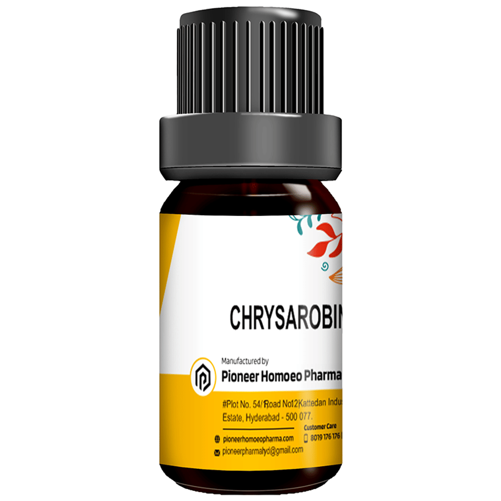 Pioneer Pharma Chrysarobinum Globules Pellet Pills 200 CH bottle of 150 tablets Pioneer Pharma Chrysarobinum Globules Pellet Pills 200 CH bottle of 150 tablets