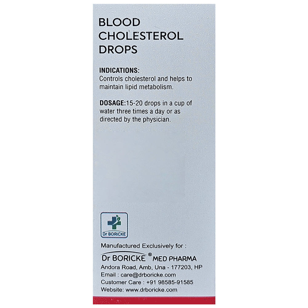 Dr Boricke DB 4 Blood Cholesterol Drop bottle of 30 ml Oral Drops Dr Boricke DB 4 Blood Cholesterol Drop bottle of 30 ml Oral Drops