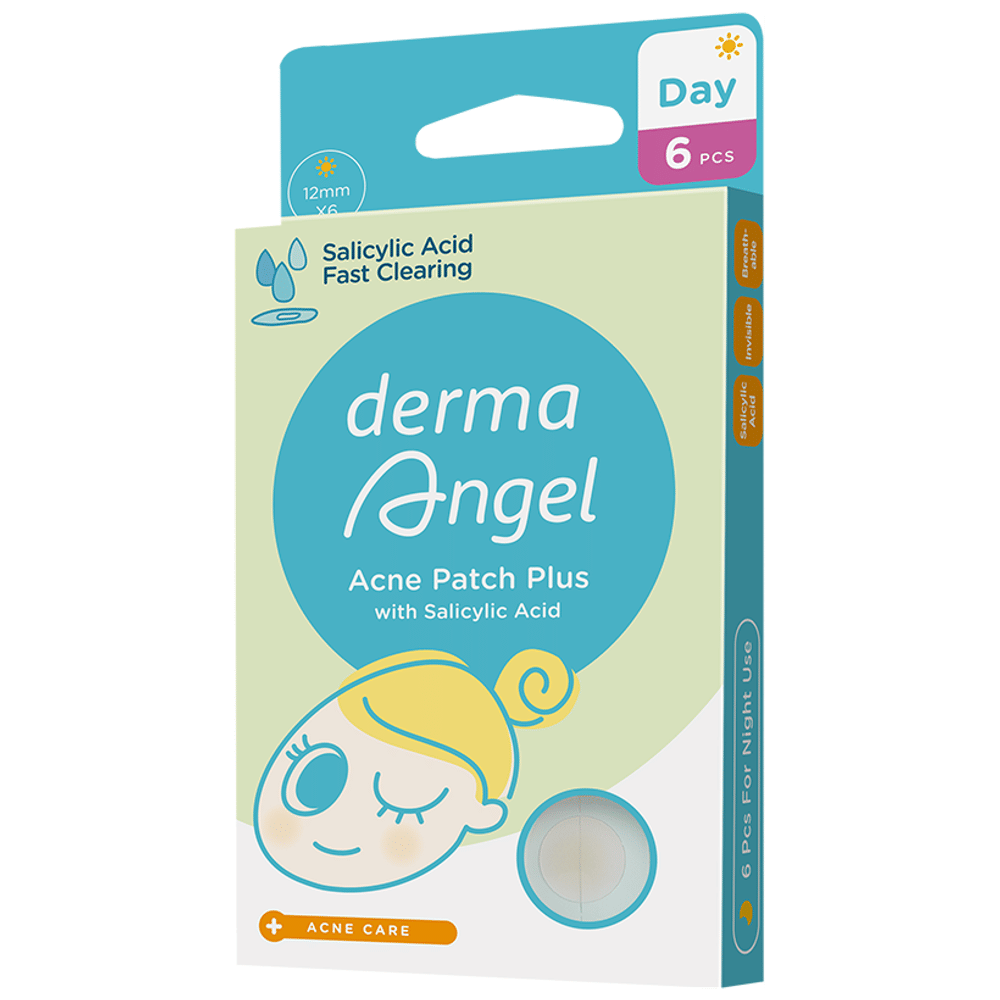 Derma Angel Day Acne Patch Plus packet of 6 patches