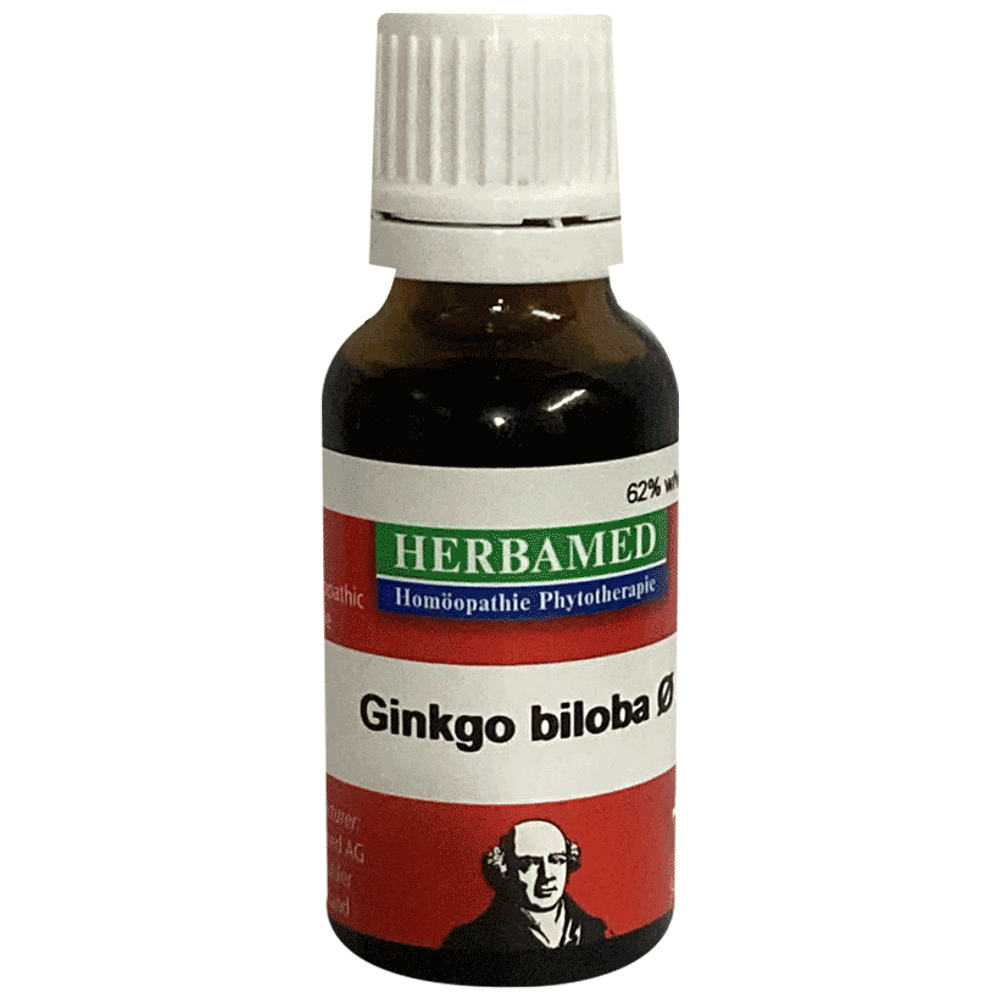 Herbamed Ginkgo Biloba Mother Tincture Q bottle of 20 ml Mother Tincture