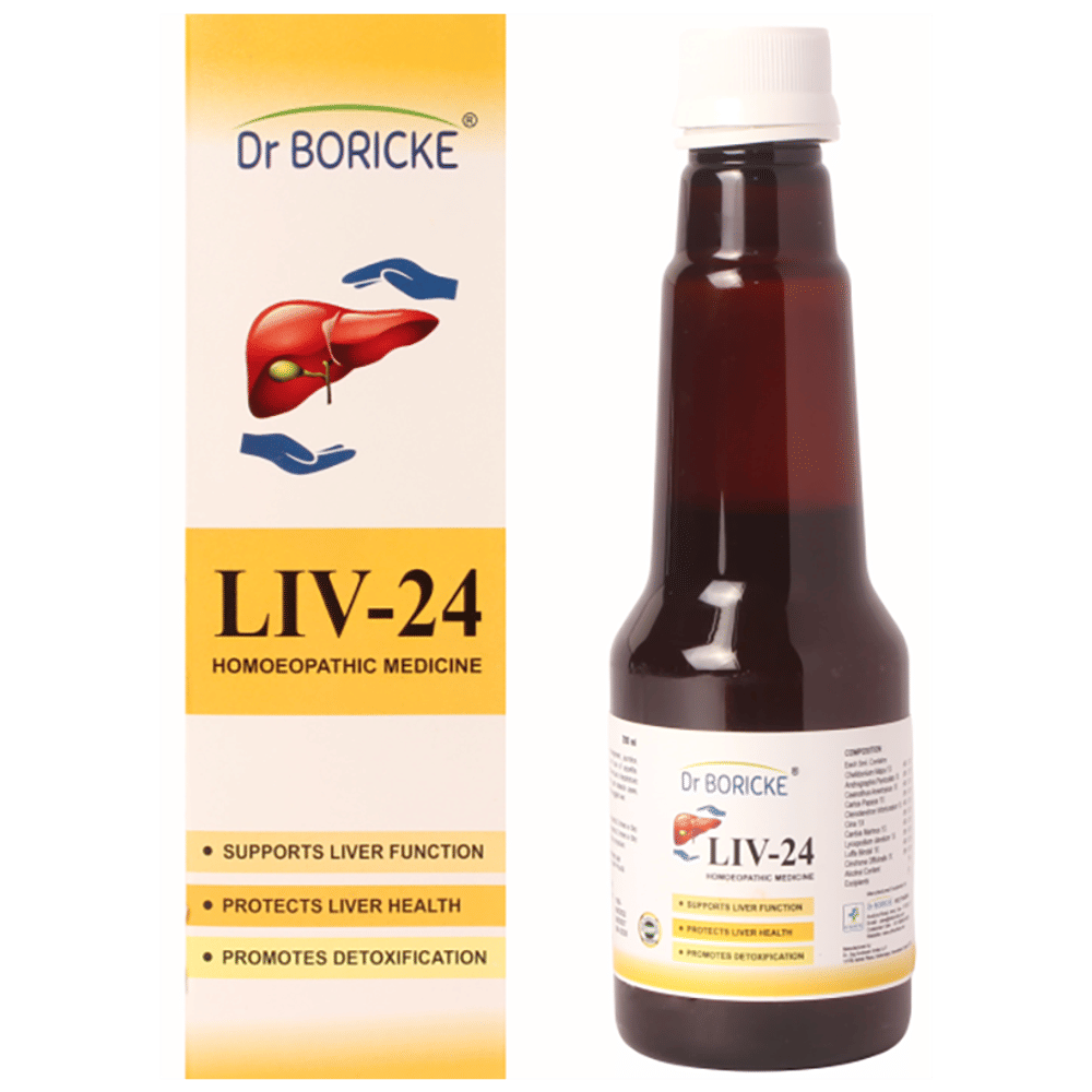 Dr Boricke Liv-24 Syrup bottle of 200 ml Syrup Dr Boricke Liv-24 Syrup bottle of 200 ml Syrup