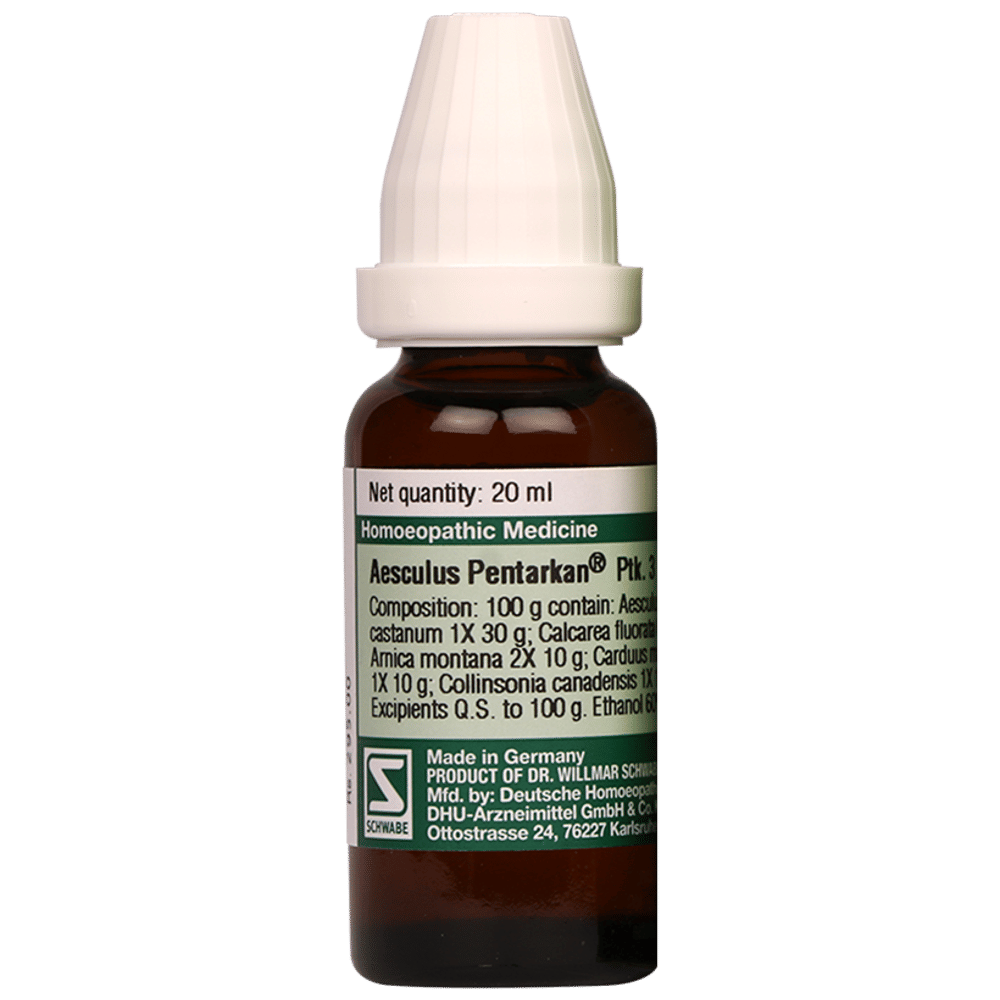 Dr Willmar Schwabe Germany Aesculus Pentarkan Ptk. 3 Drop bottle of 20 ml Drop Dr Willmar Schwabe Germany Aesculus Pentarkan Ptk. 3 Drop bottle of 20 ml Drop