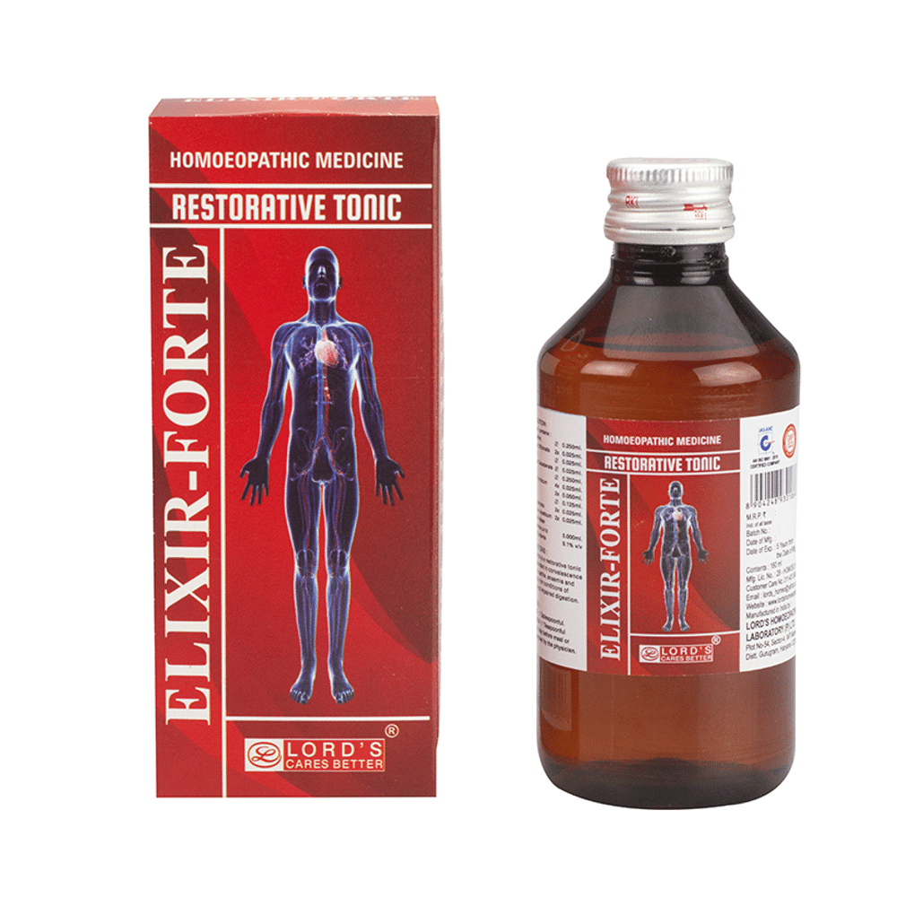 Lord's Elixir-Forte Restorative Tonic bottle of 180 ml Tonic
