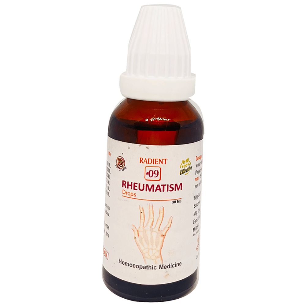 Radient #09 Rheumatism Drops bottle of 30 ml Oral Drops Radient #09 Rheumatism Drops bottle of 30 ml Oral Drops