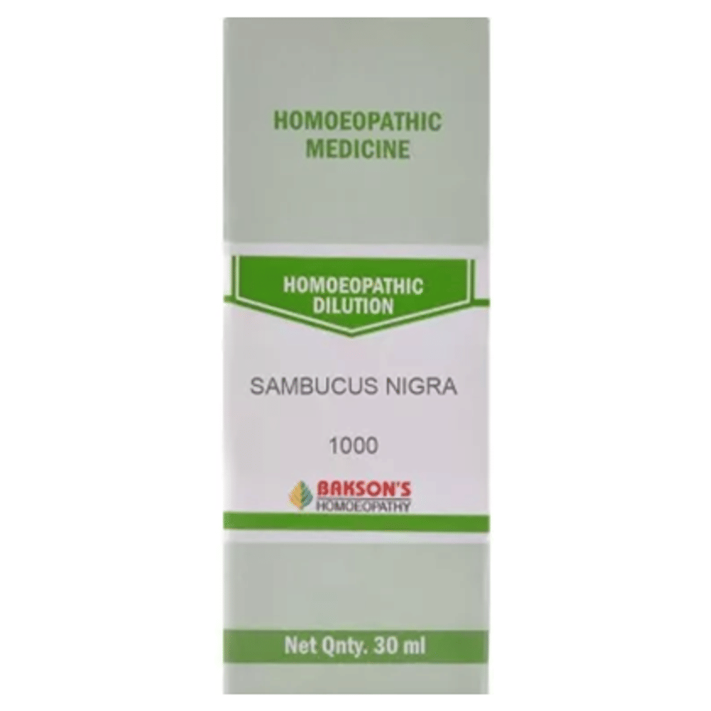 Bakson's Homeopathy Sambucus Nigra Dilution 1000 CH bottle of 30 ml Dilution