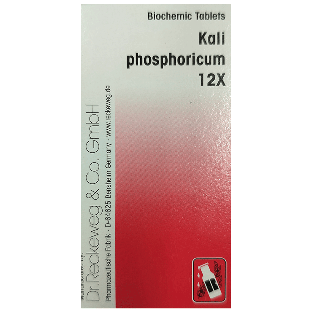 Dr. Reckeweg Kali Phosphoricum Biochemic Tablet | Mind and Nerve Tablets bottle of 20 gm Biochemic Tablet