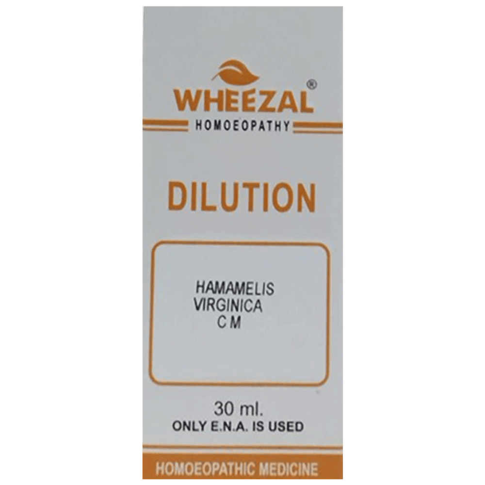 Wheezal Hamamelis Virginica Dilution CM bottle of 30 ml Dilution