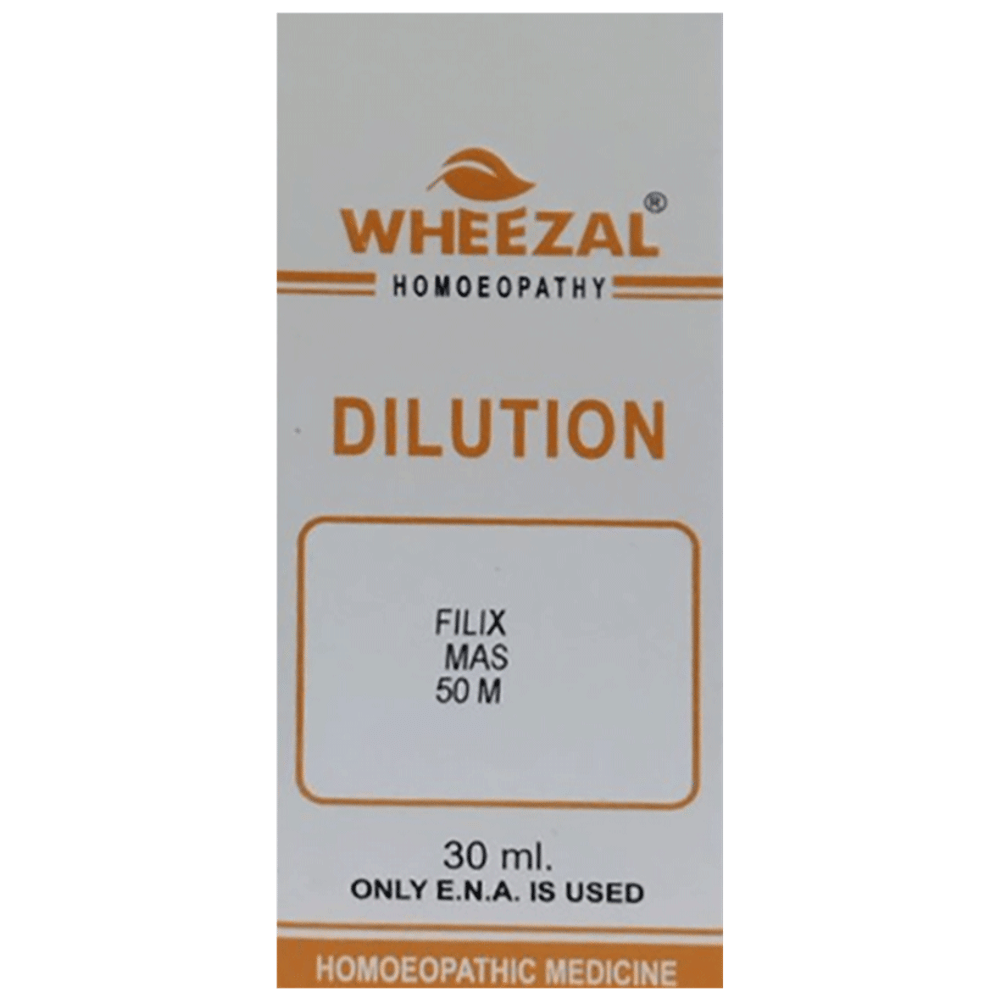 Wheezal Filix Mas Dilution 50M bottle of 30 ml Dilution