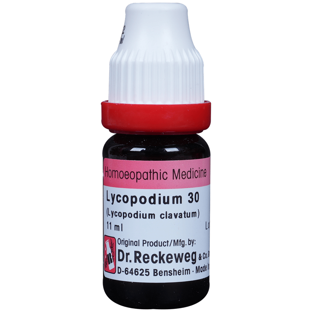 Dr. Reckeweg Lycopodium Dilution 30 CH bottle of 11 ml Dilution