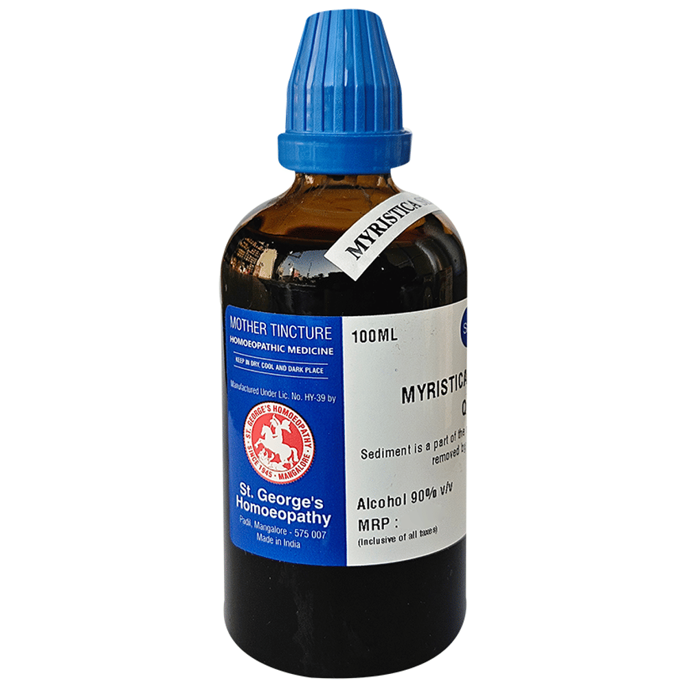 St. George’s Myristica Sebifera Mother Tincture Q bottle of 100 ml Mother Tincture St. George’s Myristica Sebifera Mother Tincture Q bottle of 100 ml Mother Tincture